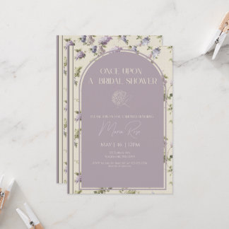 Invitación Once Upon A Bridal Shower Invitation