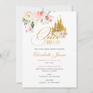 Invitación Once Upon a Time Bridal Shower Invitation