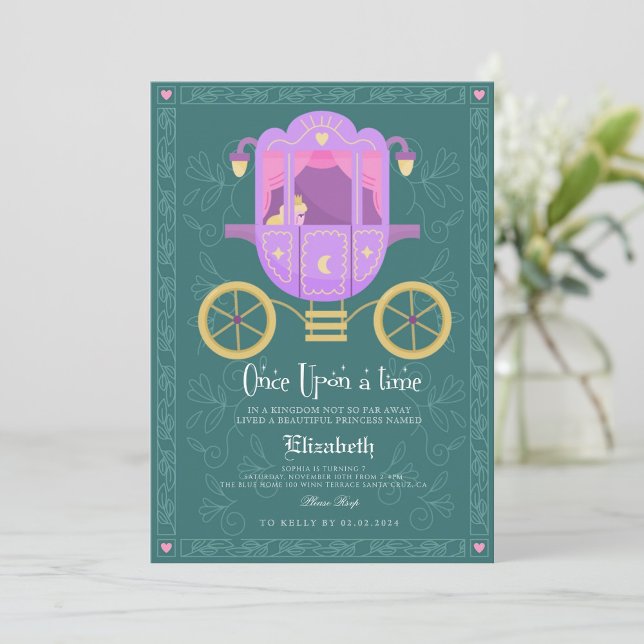 Invitación Once upon a Time Fairytale Birthday Party (Subido por el creador)