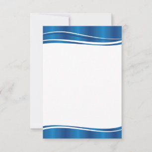 Invitación Onda azul
