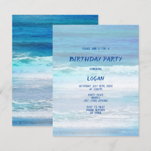 Invitación 'Ondas acuáticas'