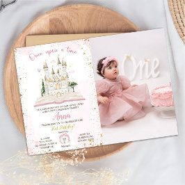 Invitación One-ce Upon A Time Princess 1st Party Photo Invita