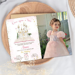 Invitación One-ce Upon A Time Princess 5th Party Photo