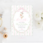 Invitación One Silly Goose 1st Birthday<br><div class="desc">One Silly Goose 1st Birthday,  Grandmillennial Preppy invite for birthday girl</div>