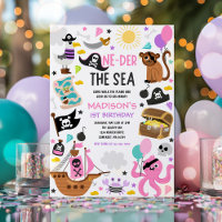 Oneder The Sea Chica Pink Pirate Primer Fiesta de