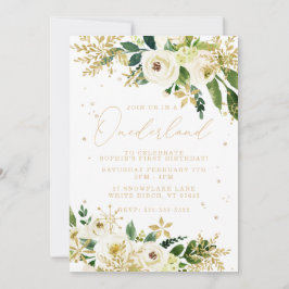 Invitación Onederland Un primer cumpleaños