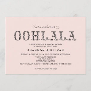 Invitación Ooh, La Bridal Shower