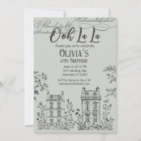 Ooh La French Cafe Birthday Party
