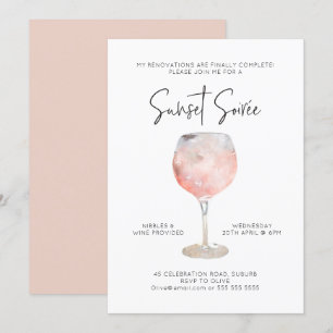Invitación Opción 2: Soire del atardecer
