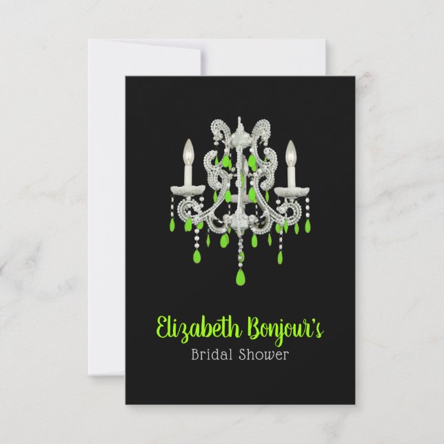 Invitación OPCIONES DE PAPEL/TAMAÑO/FORMA DE Lámpara nocturna (Anverso)