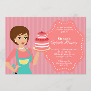 Invitación Open House Bakery