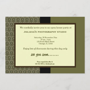 Invitación Open House New Business