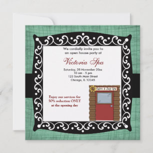 Invitación Open House Spa Business