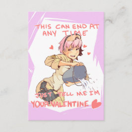 Invitación Operador de Yandere Valentine 3