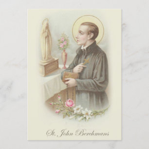 Invitación Oración católica de niños altar de St. John Berchm