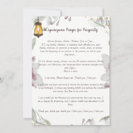 Invitación Oración de Ho'oponopono por la prosperidad