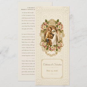Invitación Oración tradicional católica de boda