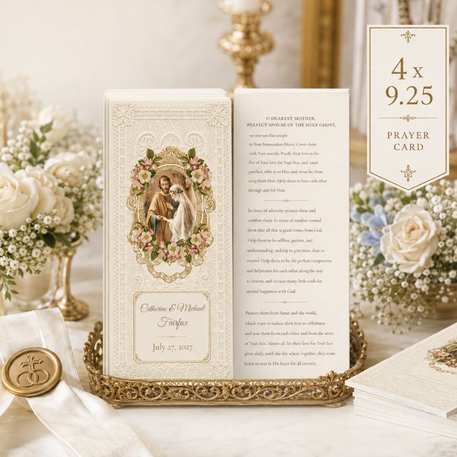 Invitación Oración tradicional católica de boda (Subido por el creador)