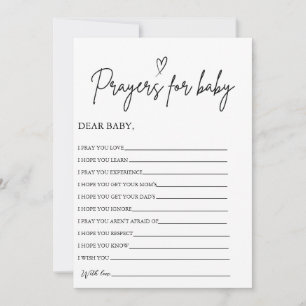 Invitación Oraciones de Boho por los deseos de un bebé para u