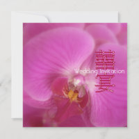 Orchids Banquet / Oriental Chinese Wedding Invita