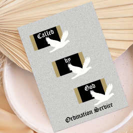 Invitación Ordainee to be Church Ordination Invitation