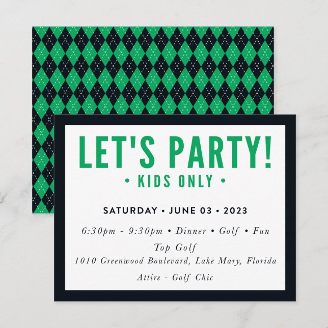 Invitación ORDEN DE IMPRESIÓN para Sari - Dylan Lets Party Ki (Anverso / Reverso)