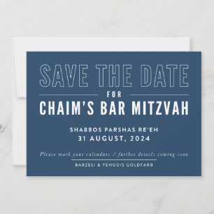 Invitación ORDEN DE IMPRESIÓN para Yehudis - Bar Mitzvah de C