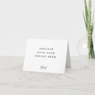 Invitación ORDEN DE IMPRESIÓN personalizado horizontalmente 4