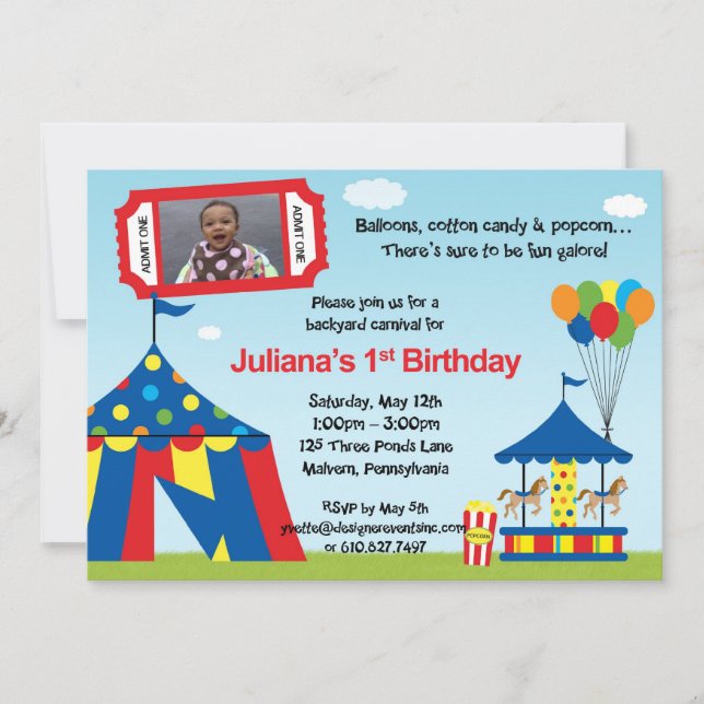 Invitación Orden de Personalizado (Anverso)