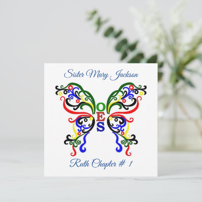 Invitación Orden personalizado de la estrella oriental (Anverso de pie)