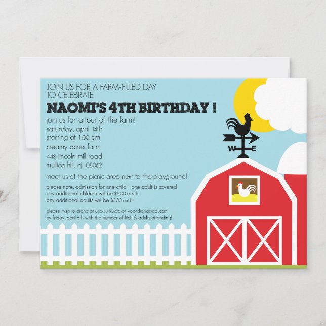 Invitación Orden Personalizado para Diana B (Anverso)