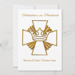 Invitación Ordenación y Celebración Fecha Personal