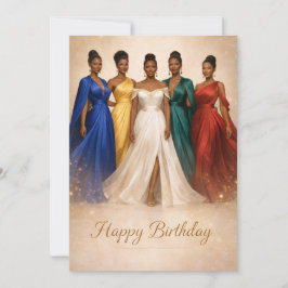 Invitación Order of the Eastern Star Birthday Card