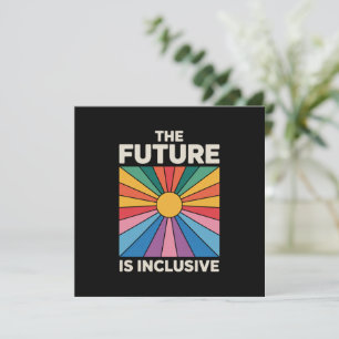 Invitación Orgullo Arcoíris El Futuro es Inclusivo LGBTQ