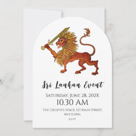 Invitación Orgullo cingalés