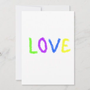 Invitación Orgullo de amor arcoíris acuarela LGBTQ Junio mode