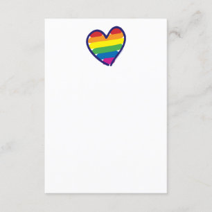 Invitación Orgullo gay, corazón de amor