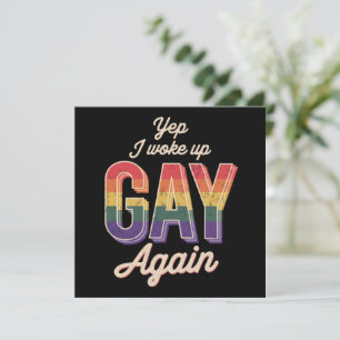 Invitación Orgullo gay despierto Arcoíris queer gay CSD Fiest