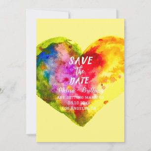 Invitación Orgullo gay LGBT Boda del matrimonio arcoiris