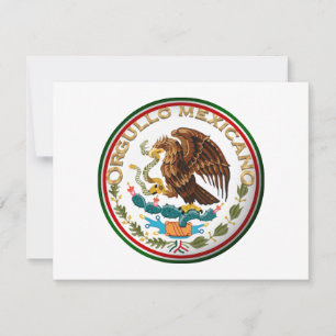 Invitación Orgullo Mexicano (Águila de la bandera mexicana)