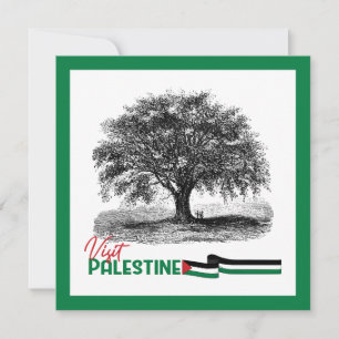 Invitación Orgullo palestino por los olivos, visitar Palestin