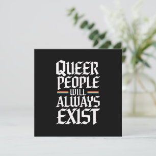 Invitación Orgullo queer Orgullo queer La gente queer Siempre