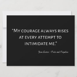 Invitación Orgullo y prejuicio