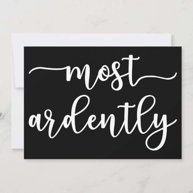 Invitación Orgullo Y Prejuicio Sr. Darcy - Más Acertadamente (Anverso)