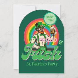 Invitación Orgulloso e irlandés St Patrick Personalizado LGBT