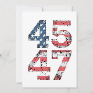 Invitación Orgulloso Maga 47º Trump Ganó Día de Inauguración 