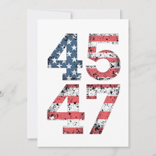 Invitación Orgulloso Maga 47° Trump (Anverso)