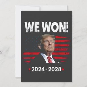 Invitación Orgulloso Presidente Maga Trump Ganó el Día de la 