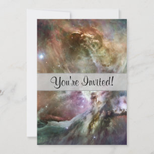 Invitación Orion Nebula Pastels