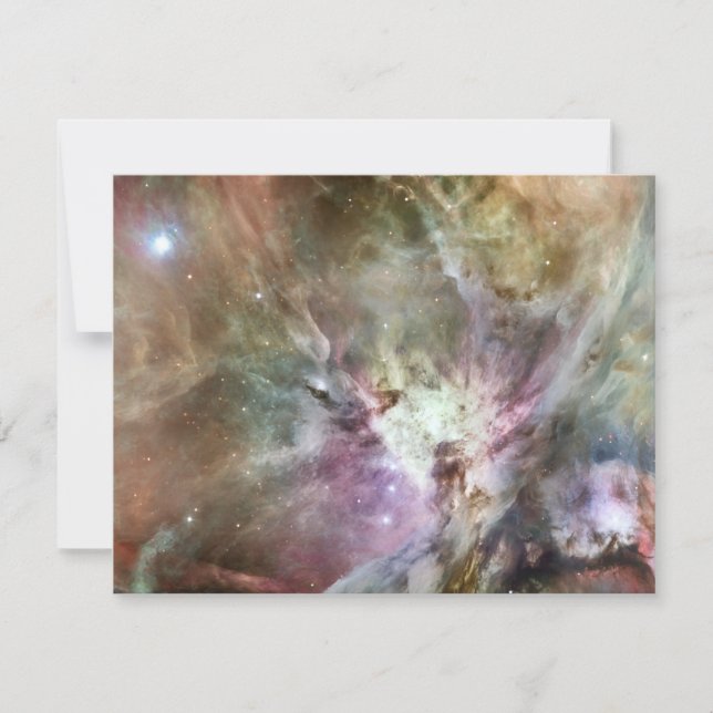 Invitación Orion Nebula Pastels (Anverso)
